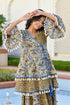 MULMUL DHIVYA AJRAKH PRINT SHARARA SET MULMUL DHIVYA AJRAKH PRINT SHARARA SET